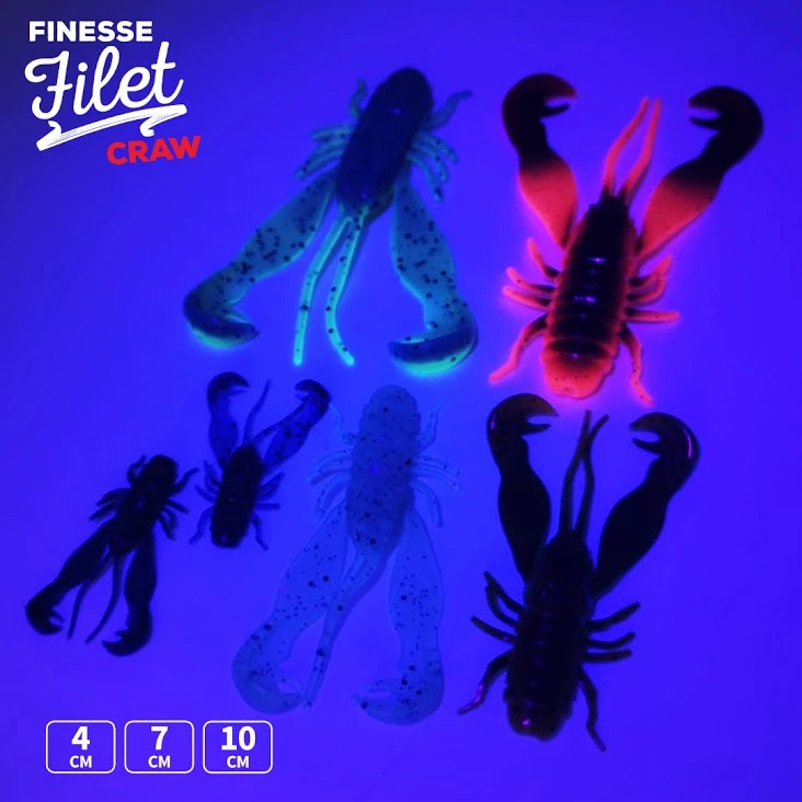 Finesse Filet Craw 10cm (3-pack) - Image 2
