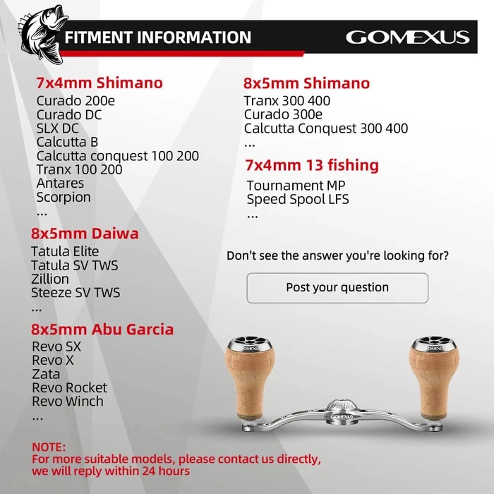 Gomexus Aluminum Double Handle With Cork Knob - Image 6