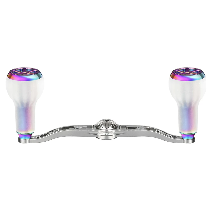 Gomexus Crank Handle Silver/Aurora Knob