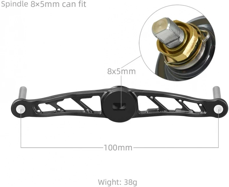 Gomexus Crank Handle Silver/Aurora Knob - Image 5