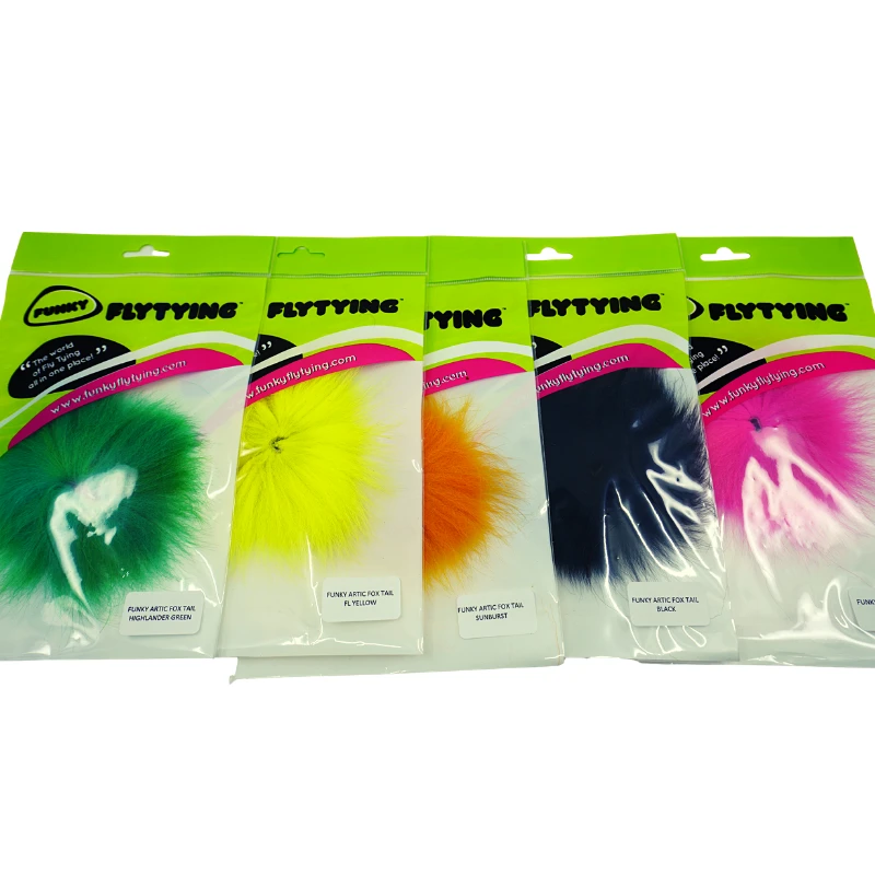 Funky Arctic Fox Tail Pieces - Funky Fly Tying - Image 2