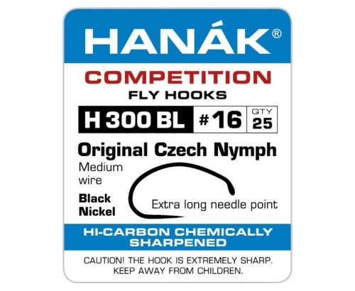 Hanak 300BL Original Czech Nymph Hook - Funky Fly Tying - Image 2