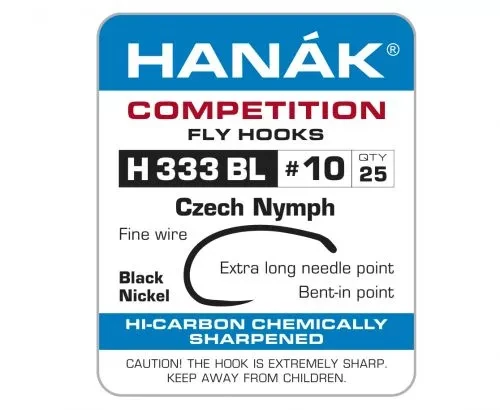 Hanak 333BL Czech Nymph Hook - Funky Fly Tying - Image 2