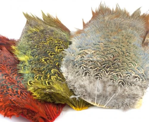 Fish Hunter Ringneck Pheasant Rump Patch - Funky Fly Tying - Image 2