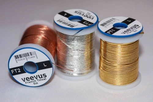 Veevus French Tinsel - Funky Fly Tying