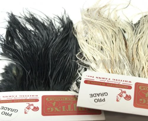 Whiting Pro Grade Midge Whole Saddle - Funky Fly Tying - Image 2