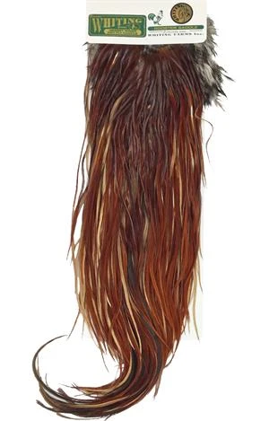 Whiting Herbert/Miner Gold Saddle - Funky Fly Tying - Image 2