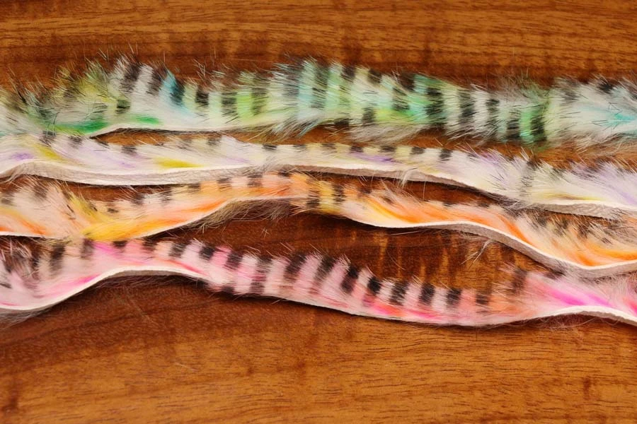 Hareline Black Barred Groovy Bunny - Funky Fly Tying - Image 2
